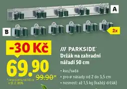 Lidl PARKSIDE Držák na zahradní nářadí 50 cm nabídka