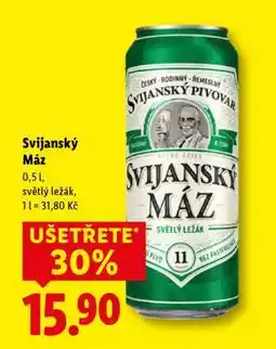 Lidl Svijanský Máz nabídka