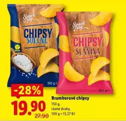 Lidl BRAMBOROVÉ CHIPSY nabídka