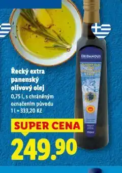 Lidl Řecký setra panenský olivový olej nabídka