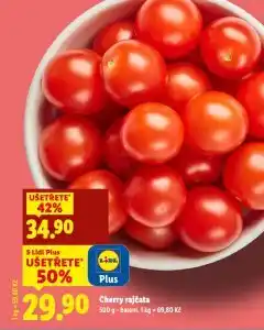 Lidl Cherry rajčata nabídka