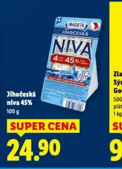 Lidl Jihočeská niva nabídka