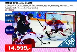 Elektro Spáčil SMART TV Hisense 75A6Q nabídka