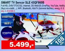 Elektro Spáčil SMART TV Sencor SLE 43QF860B nabídka