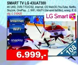 Elektro Spáčil SMART TV LG 43UA7300 nabídka