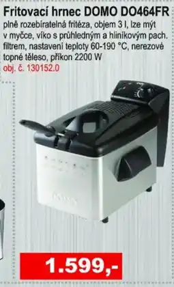 Elektro Spáčil Fritovací hrnec DOMO DO464FR nabídka