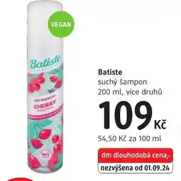 dm drogerie Batiste suchý šampon nabídka