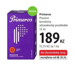dm drogerie Primeros Passion kondomy nabídka