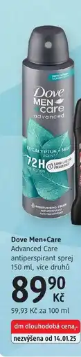 dm drogerie Dove Men+Care Advanced Care antiperspirant sprej nabídka