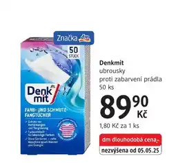 dm drogerie Denkmit ubrousky proti zabarvení prádla nabídka