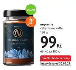 dm drogerie Nupreme čekankové kaffe nabídka