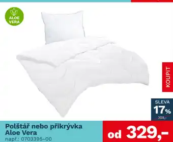 Polštář nebo přikrývka Aloe Vera