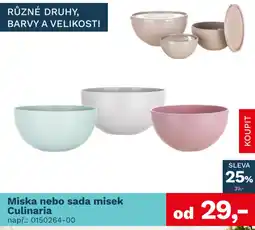 Asko Miska nebo sada misek Culinaria nabídka