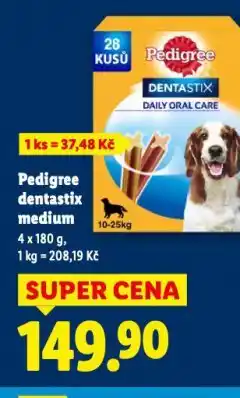 Lidl Pedigree dentastix pochoutky pro psy nabídka