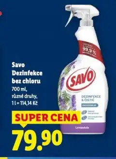 Lidl Sav o dezinfekce bez chloru nabídka
