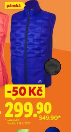 Lidl Pánská funkční vesta nabídka