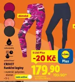 Lidl Funkční legíny nabídka