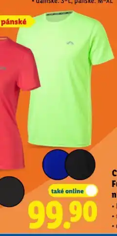 Lidl Pánské funkční triko nabídka