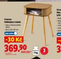 Lidl Odkládací stolek nabídka