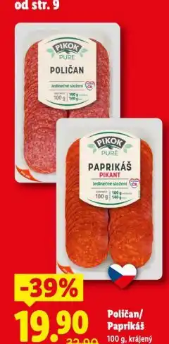 Lidl Paprikáš nabídka