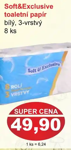 PLUS JIP Soft&Exclusive toaletní papír nabídka
