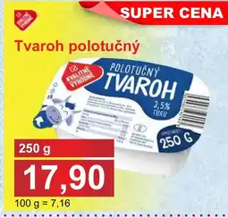 PLUS JIP Tvaroh polotučný nabídka