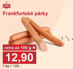 PLUS JIP Frankfurtské párky nabídka