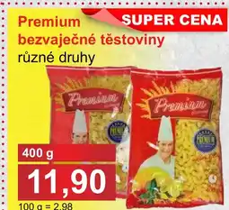 PLUS JIP Premium bezvaječné těstoviny nabídka