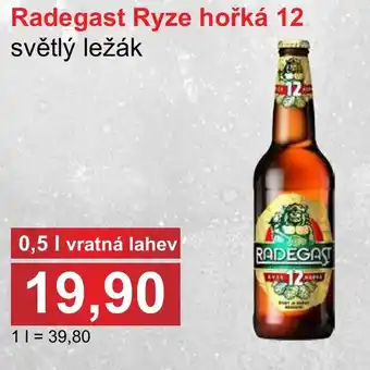 PLUS JIP Radegast Ryze hořká 12 nabídka