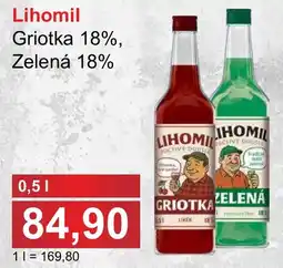 PLUS JIP Lihomil Griotka 18%, Zelená 18% nabídka