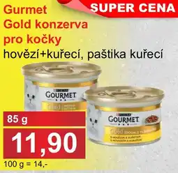 PLUS JIP Gurmet Gold konzerva pro kočky nabídka
