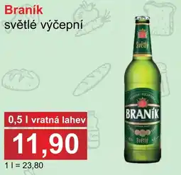 PLUS JIP Braník světlé výčepní nabídka