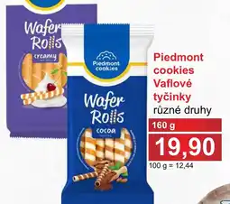 PLUS JIP Piedmont cookies Vaflové tyčinky nabídka