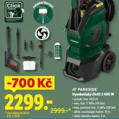 Lidl Parkside vysokotlaký čistič nabídka
