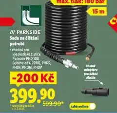 Lidl Sada na čištění potrubí nabídka