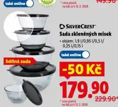 Lidl Sada skleněných misek nabídka