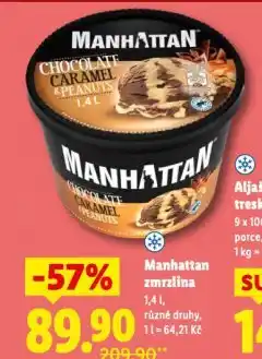 Lidl Zmrzlina manhattan nabídka