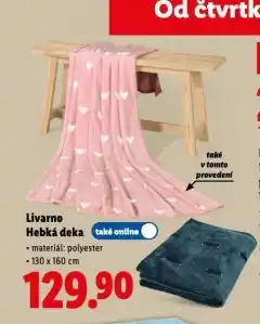 Lidl Hebká deka nabídka