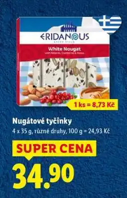 Lidl Nugátové tyčinky nabídka