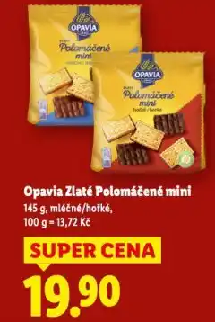 Lidl Opavia zlaté polomáčené nabídka