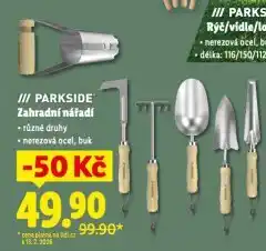 Lidl Zahradní nářadí nabídka