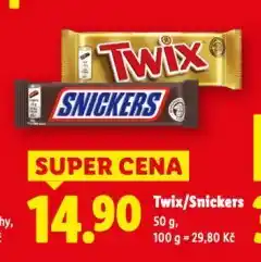 Lidl Snickers nabídka