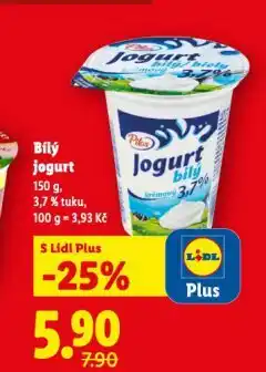 Lidl Bílý jogurt nabídka