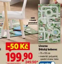 Lidl Dětský koberec nabídka