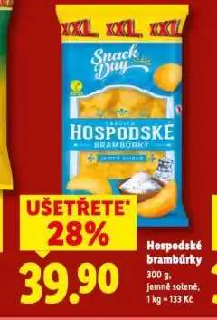 Lidl Hospodské brambůrky nabídka