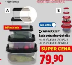 Lidl Sada potravinových dóz nabídka