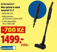 Lidl Aku tyčový a ruční vysavač nabídka