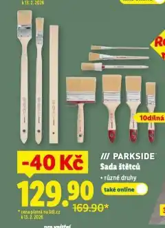 Lidl Sada štětců nabídka