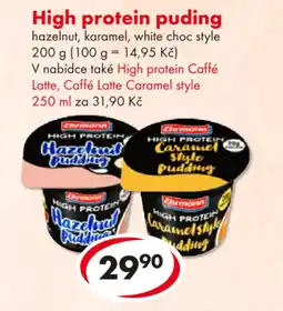 CBA High protein puding nabídka
