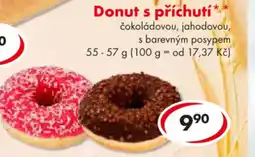 CBA Donut s příchutí nabídka